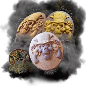 ART HASH Gs & Rs est un Modèles de résine de cannabis artisanal Gs & Rs, sculptés à la main par Hazy The Craftsman.