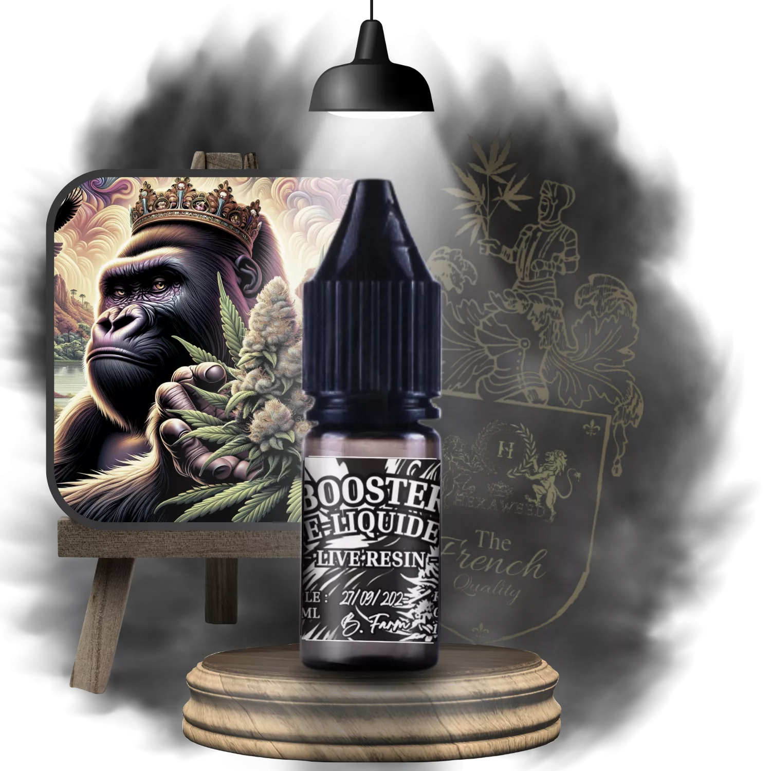 Booster E-Liquide Royal Gorilla 10% - CBD, 10-oh-HHC, Live Resin.