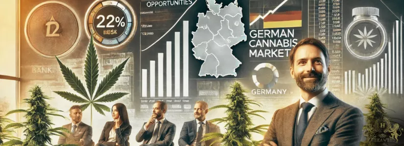 Investisseurs confidents dans le marché du cannabis en Allemagne après la légalisation.