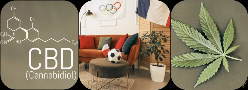 Image illustrant le CBD et le cannabis aux Jeux Olympiques de Paris 2024.