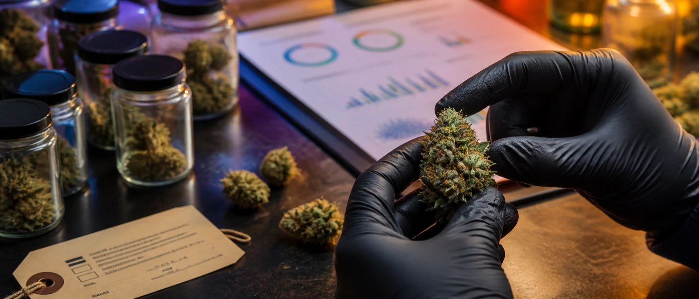 Contrôle visuel d’une fleur CBD et traçabilité du lot